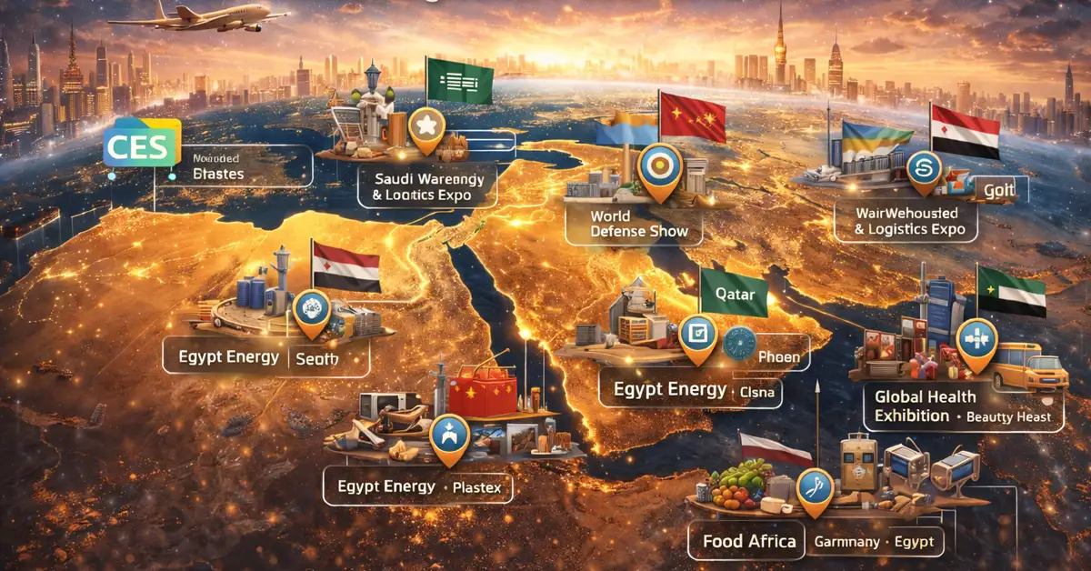 أهم 25 معرض دولي في 2026