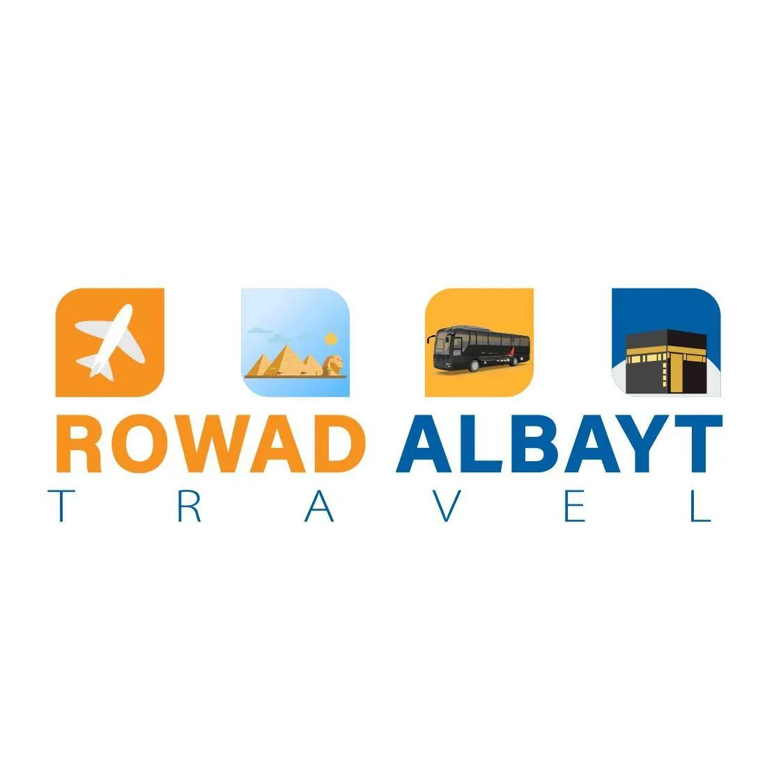 Rowad Albayt Travel  Logo