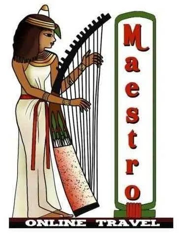 Maestro Online Travel Egypt Logo