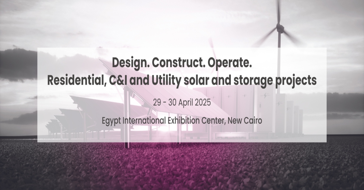 Solar & Storage Live Egypt   معرض الطاقة الشمسية والتخزين المباشر