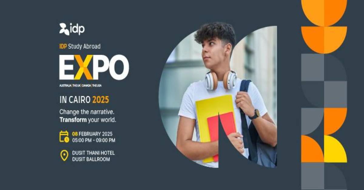  معرض آي دي بي للدراسة بالخارج في مصر- IDP Study Abroad Expo in Egypt