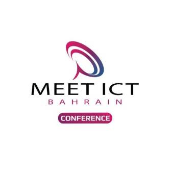 لقاء تكنولوجيا المعلومات والاتصالات في البحرين -Meet ICT Conference Bahrain Logo